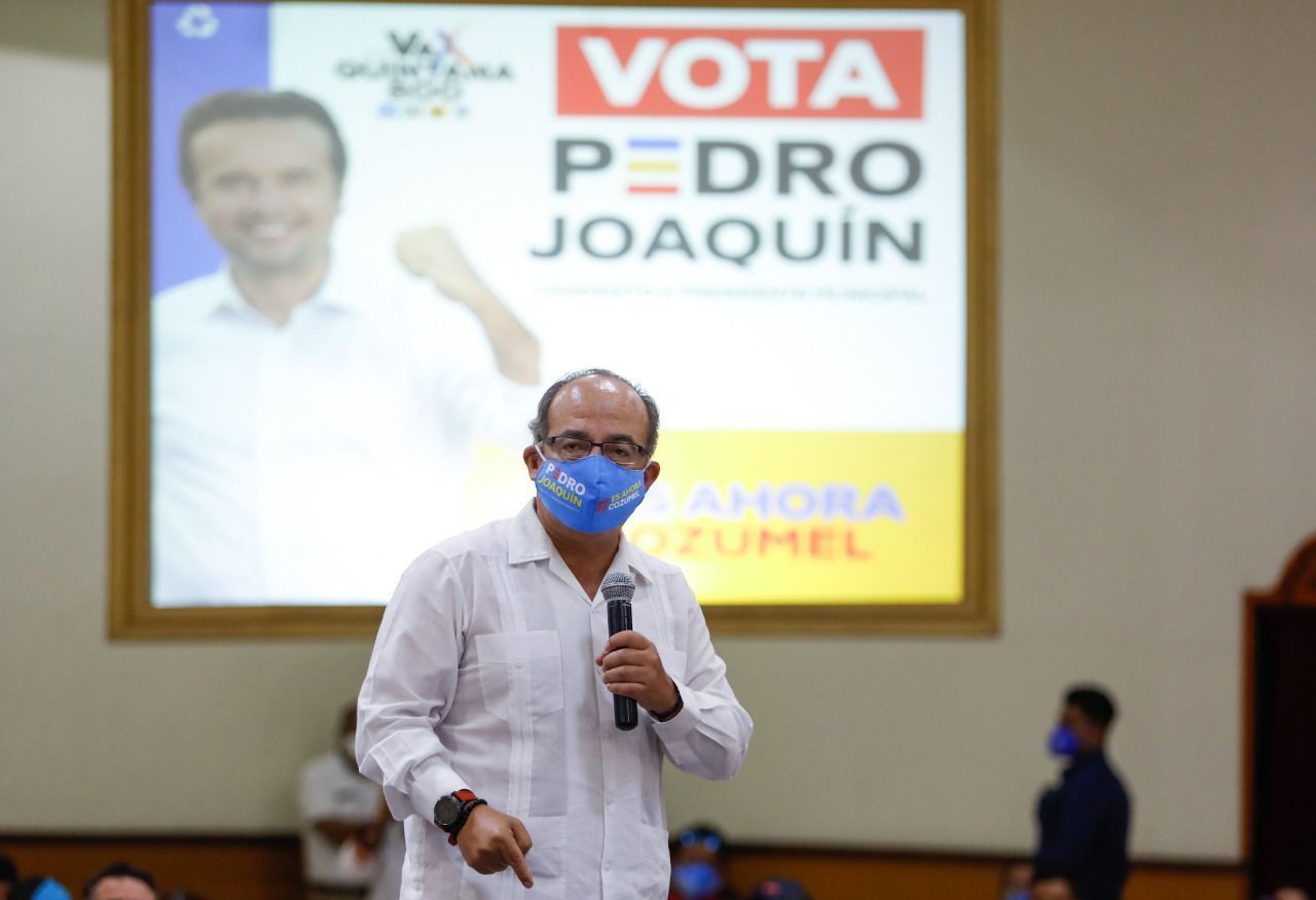 “Pedro Joaquín es la opción de la democracia para defender a Cozumel y México”: Felipe Calderón Hinojosa