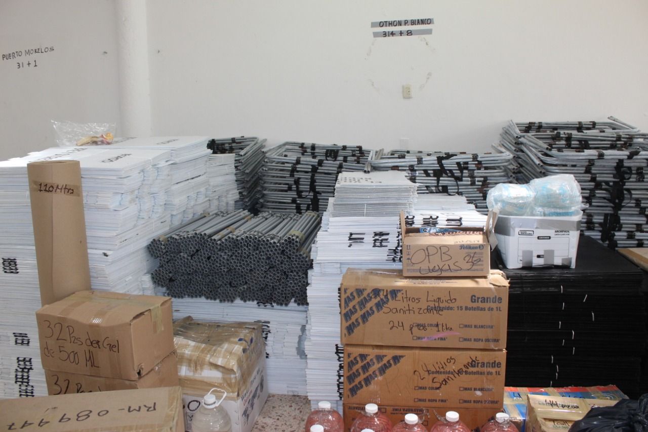 Llegaron más de 1.4 millones de boletas electorales para el 6J