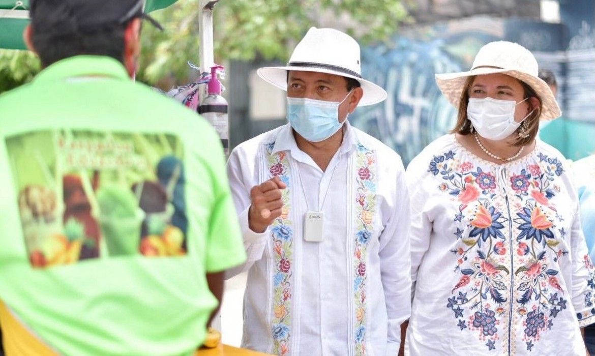 Recibe Chucho Pool respaldo de la senadora del PAN, Xóchitl Gálvez