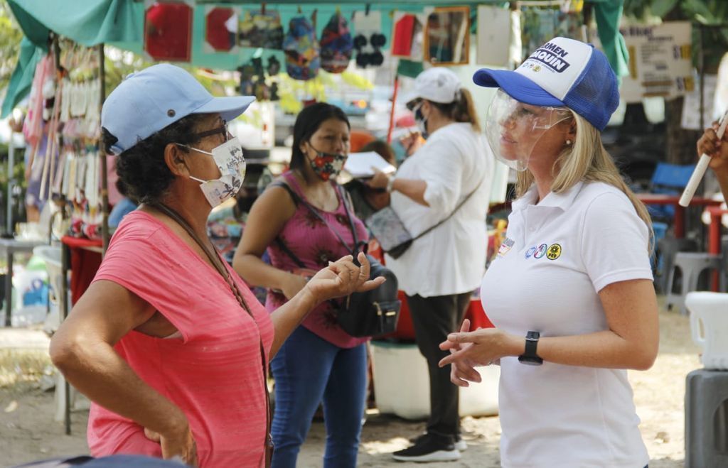 “Vamos por los fondos desaparecidos para seguridad pública y que Cancun recupere la paz”: Carmen Joaquín