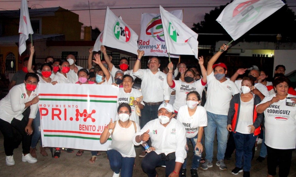 Apoyan jóvenes propuestas de Jorge Rodríguez, candidato del PRI en Benito Juárez