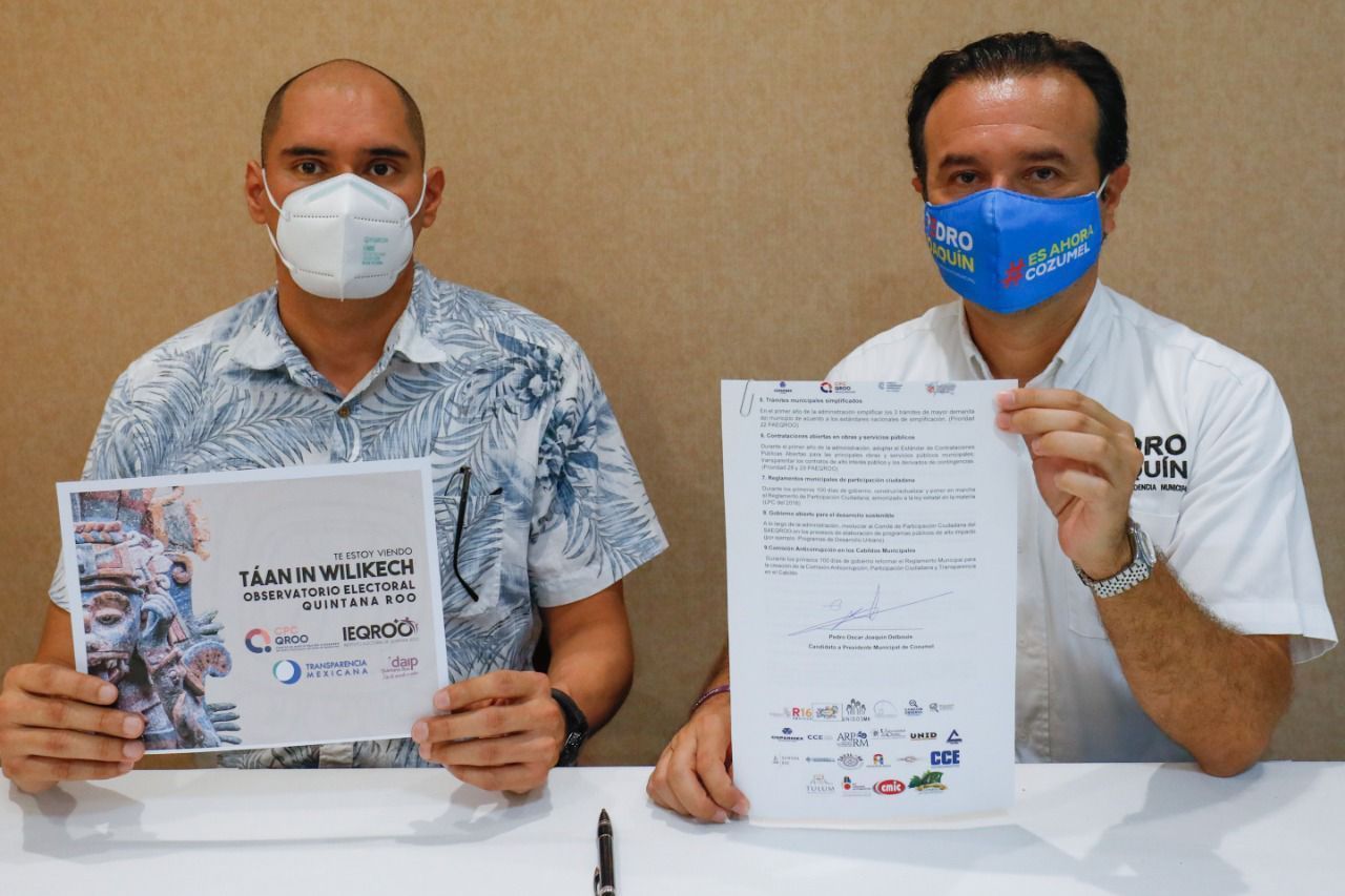 Pedro Joaquín firma los “Compromisos Anticorrupción” con el Colegio de Contadores