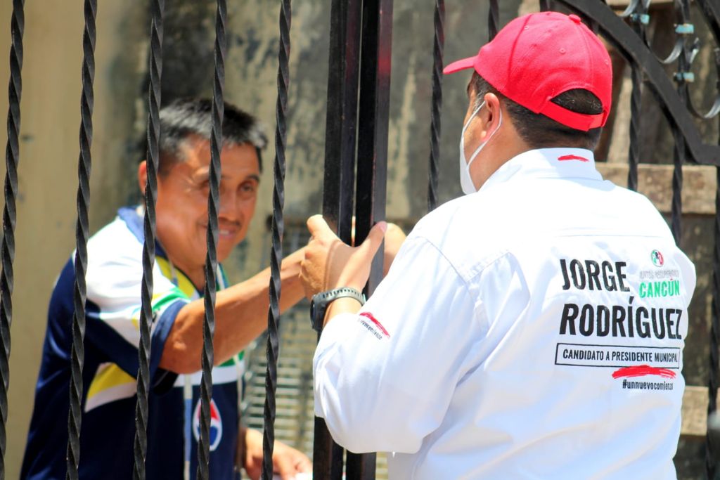 El bienestar en Cancún es eje de gobierno de Jorge Rodríguez a la presidencia municipal de Benito Juárez