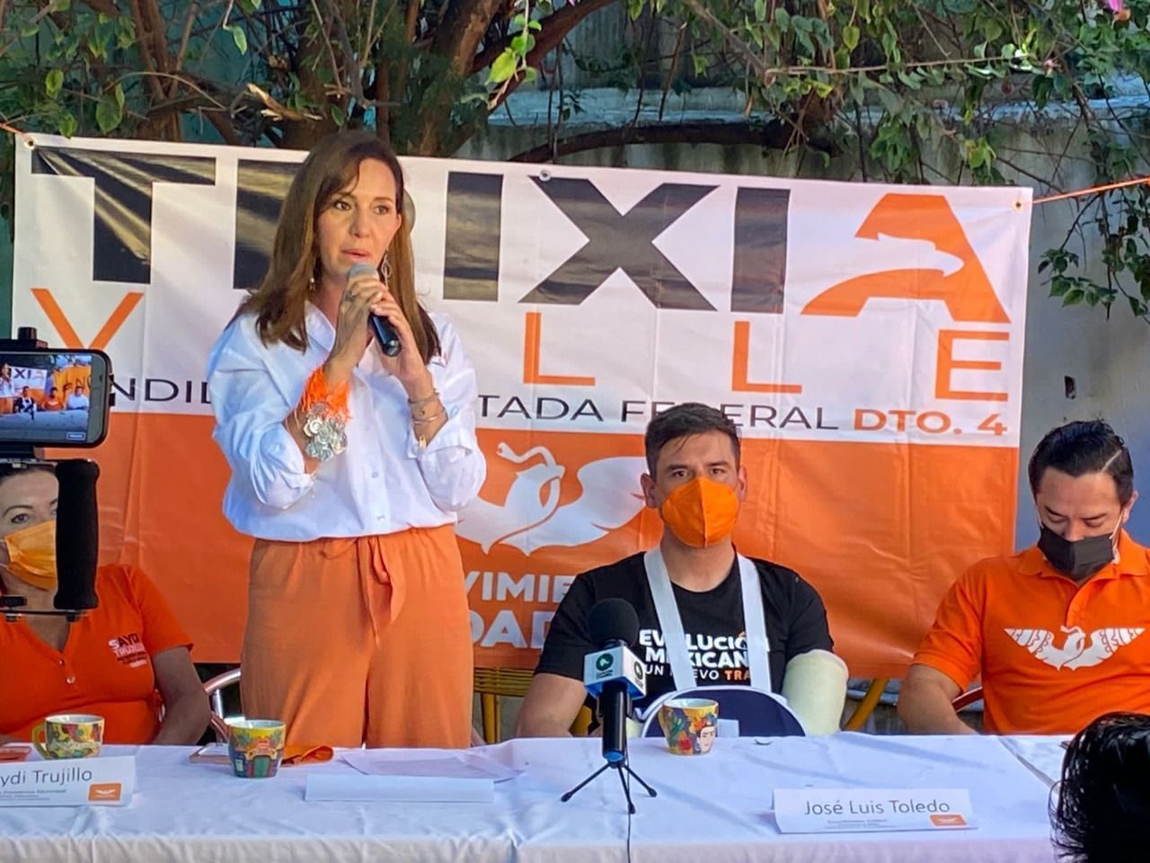 Resalta Trixia Valle “la importancia del movimiento que están haciendo las mujeres en todo el país”  
