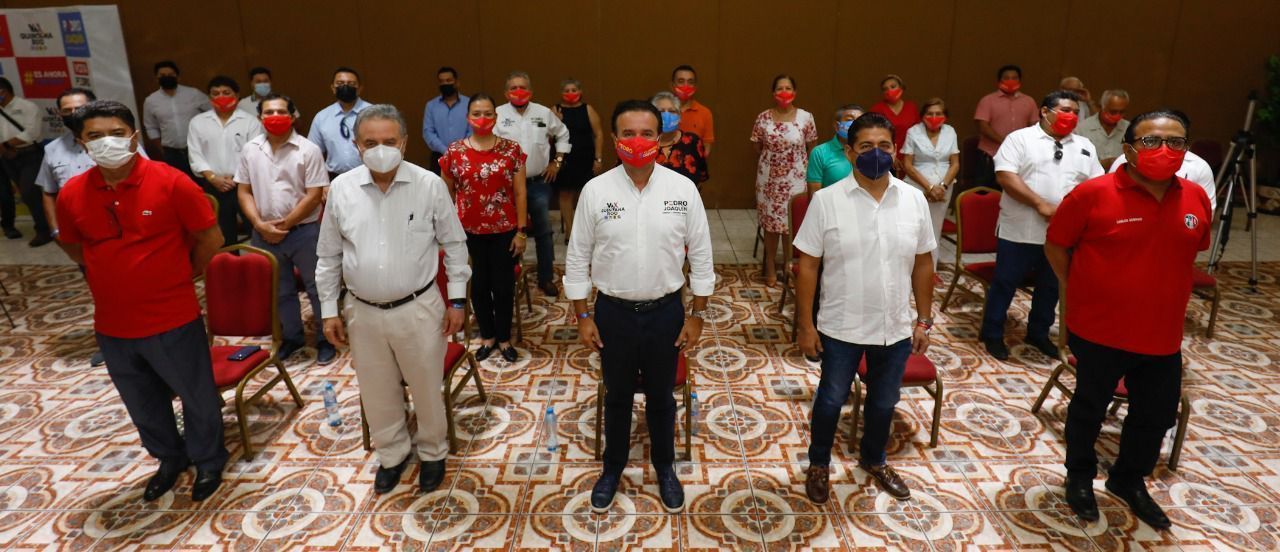 Pedro Joaquín convoca al priísmo de Cozumel a cerrar filas y ganar de forma contundente el 6J