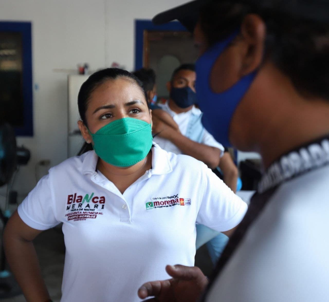 Balean casa de Blanca Merari, candidata del Verde en Puerto Morelos