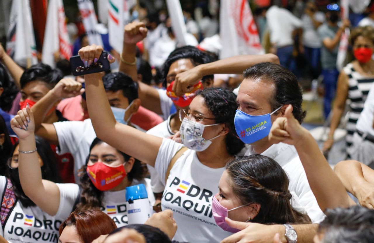 “¡Seamos valientes Cozumel, está muy cerca el triunfo!”: Pedro Joaquín