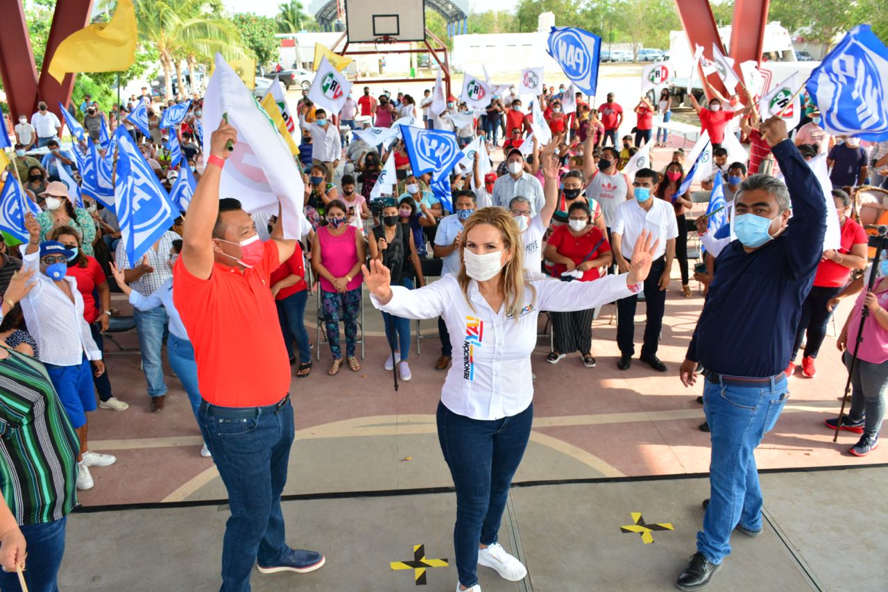 PAN, PRI y PRD reeditan alianza nacional para el 2024, pero en QR sólo tienen una candidata: Lili Campos