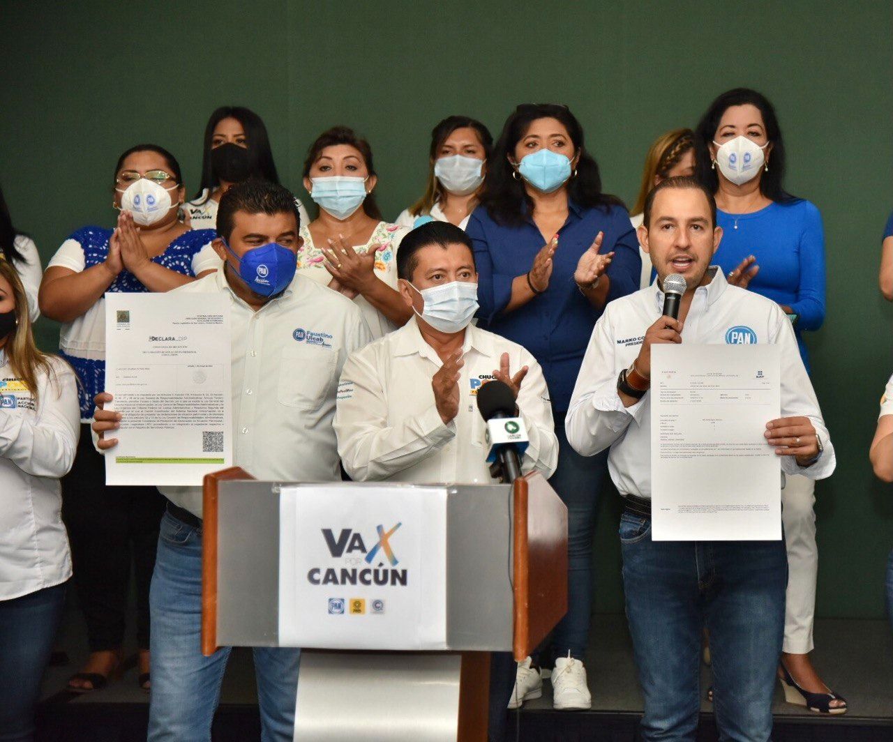 TEQROO confirma que se debe retirar la propaganda de “Va por Cancún”, y amonestó a la coalición de la 4T