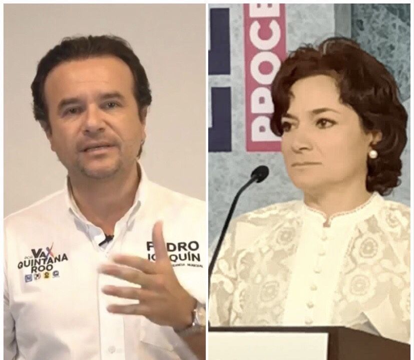 Juanita y Pedro se cruzan fuerte en el debate de Cozumel; seguridad y finanzas, los principales temas