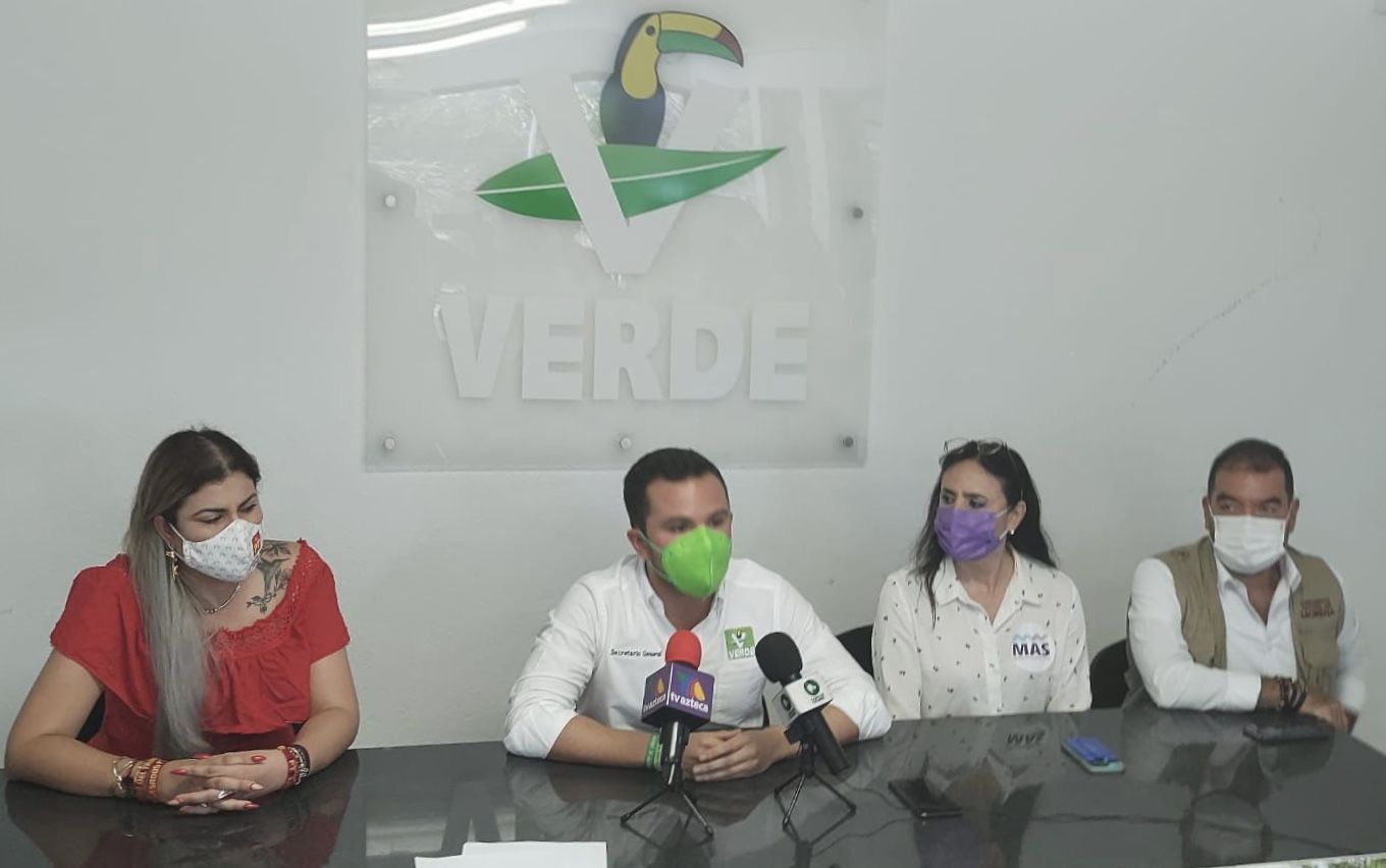 Denuncia el Verde que integrantes de Fuerza por México atacaron con armas de fuego a sus militantes
