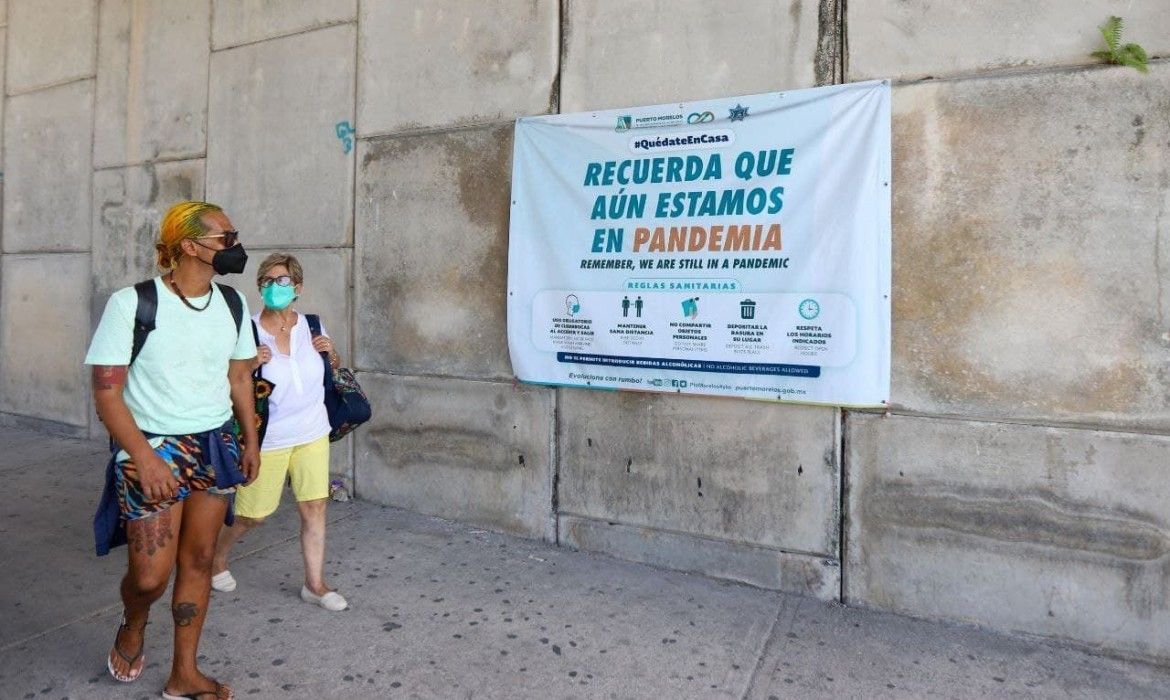 Autoridades de salud de Puerto Morelos piden no bajar la guardia ante la pandemia
