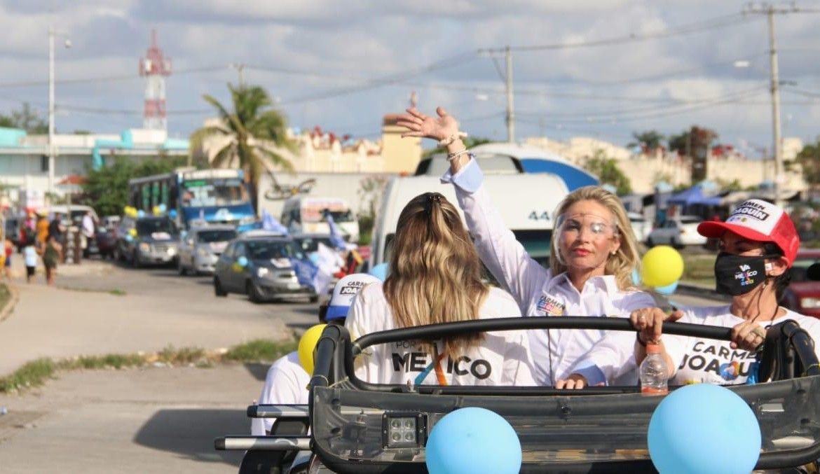 “Dictadura o democracia, tú decides este 6 de junio”: Carmen Joaquín