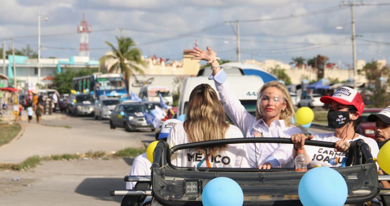 “Dictadura o democracia, tú decides este 6 de junio”: Carmen Joaquín