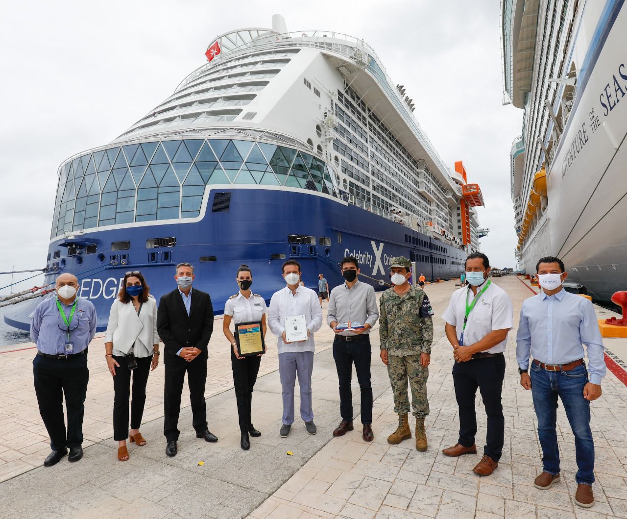 “Cozumel, primer puerto de Latinoamérica en recibir dos cruceros turísticos desde marzo de 2020”: Pedro Joaquín