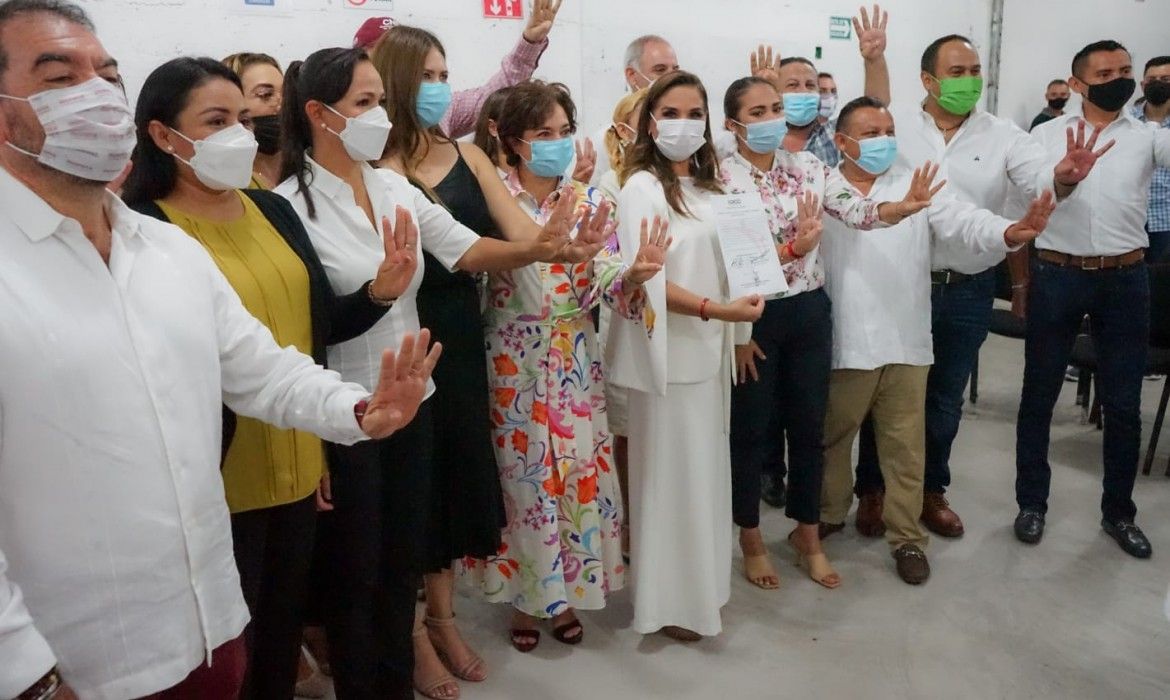 ENCUESTA | Como candidata del PAN-PRD, Marybel perdería ante Mara y la 4T por entre 20 y 35 puntos (documento)