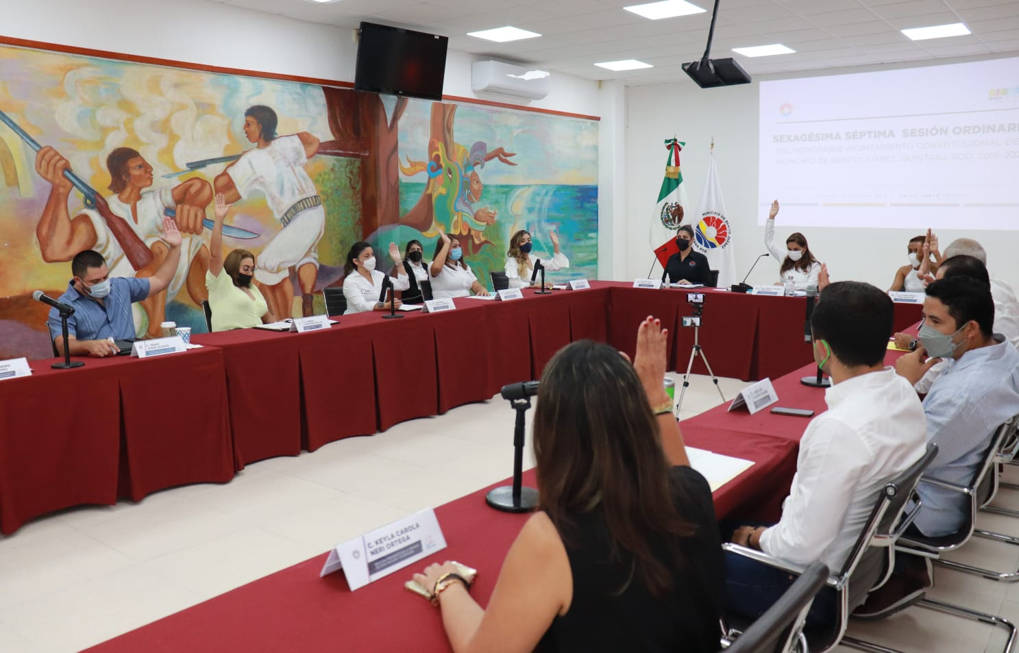 Aprueba Cabildo de Benito Juárez paquete de obras