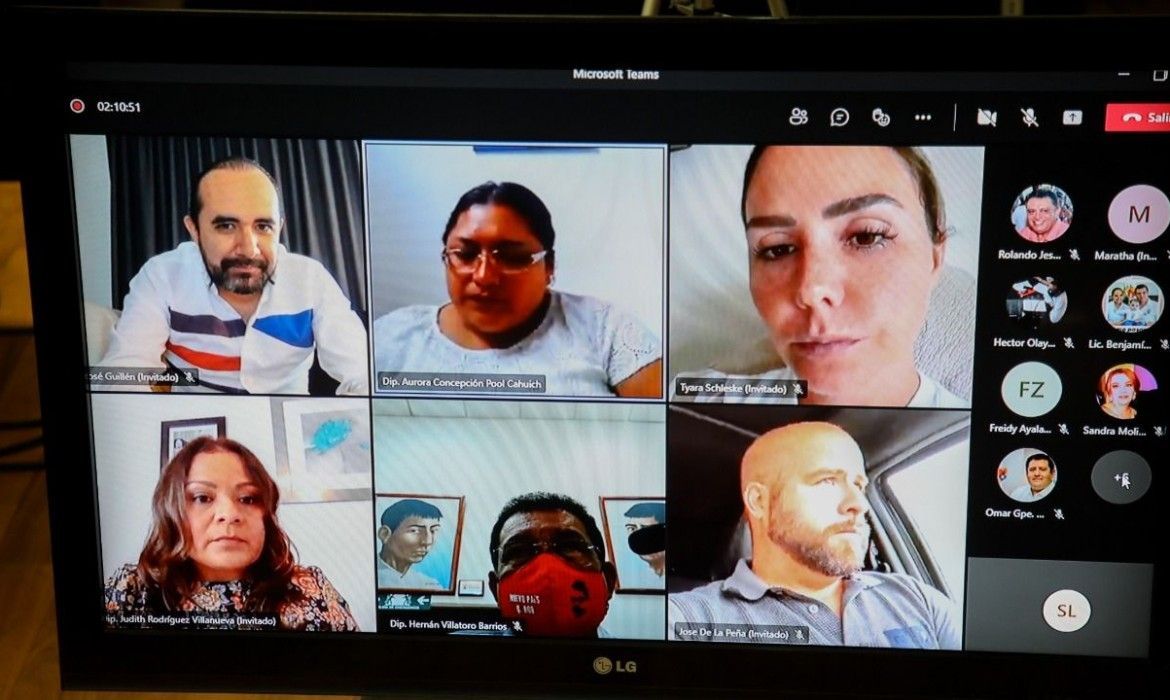 Realiza Congreso primera reunión de comisiones por videoconferencia
