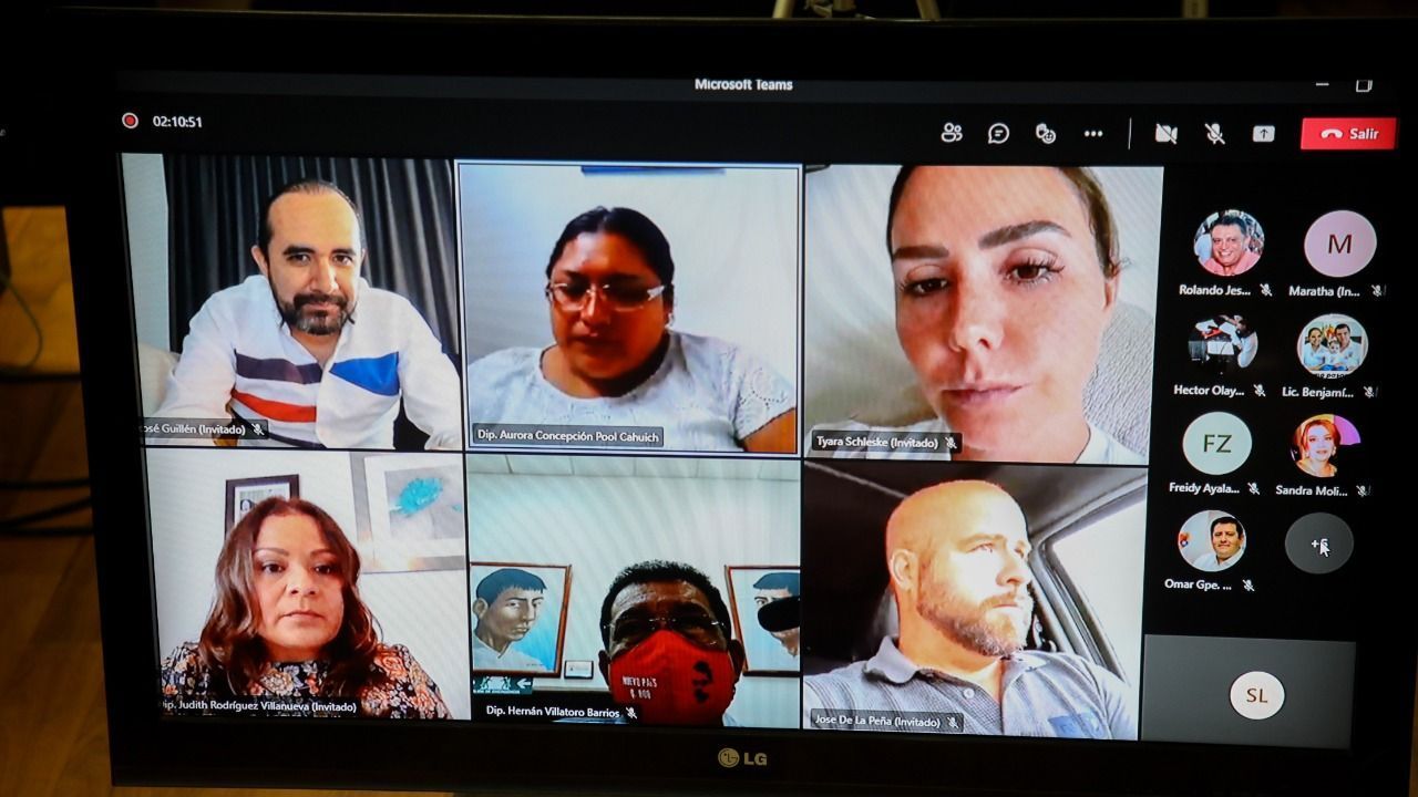 Realiza Congreso primera reunión de comisiones por videoconferencia