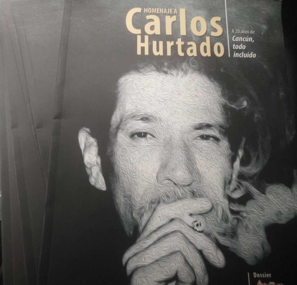 Homenajean a Carlos Hurtado por los 20 años de su novela “Cancún, todo incluido”