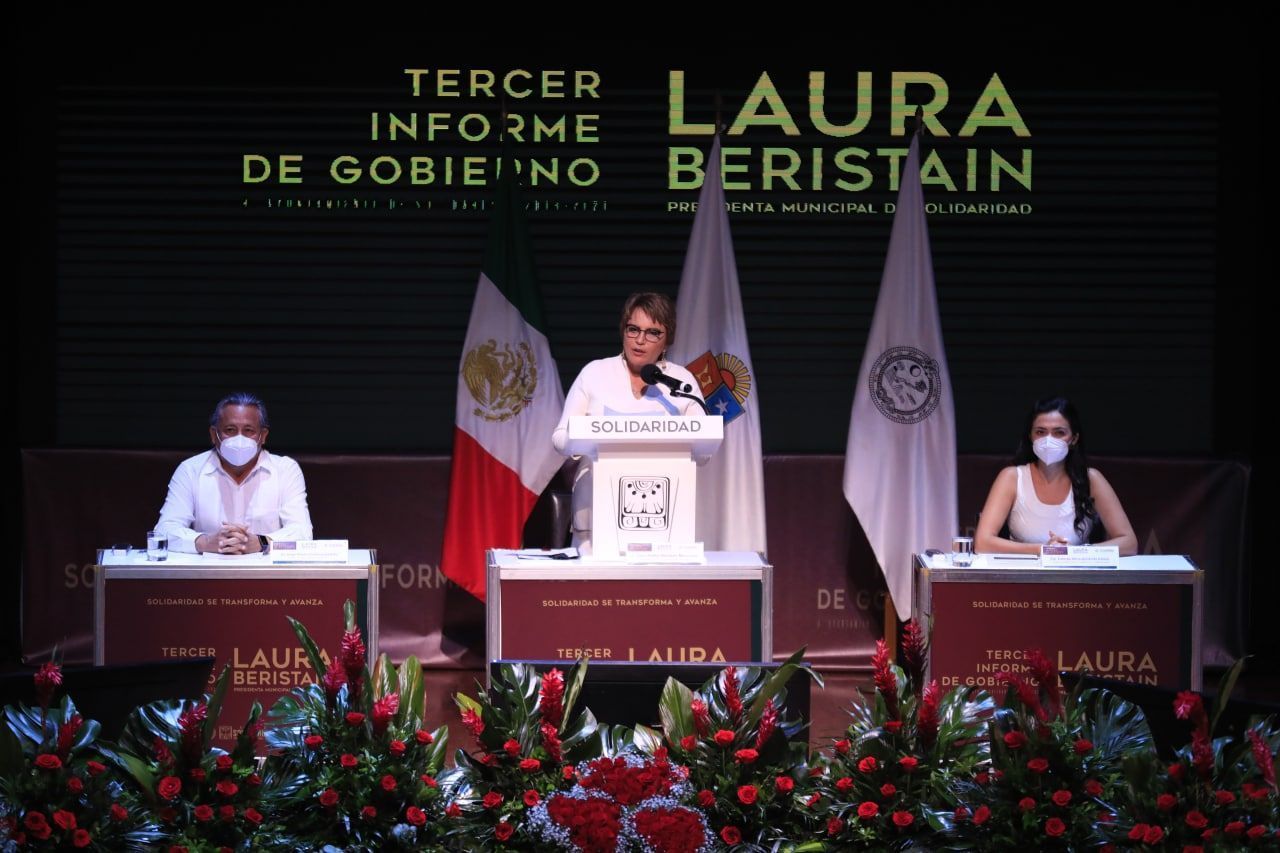 “Aquí, ahora y siempre, por el futuro de Solidaridad”: Laura Beristain en su Tercer Informe