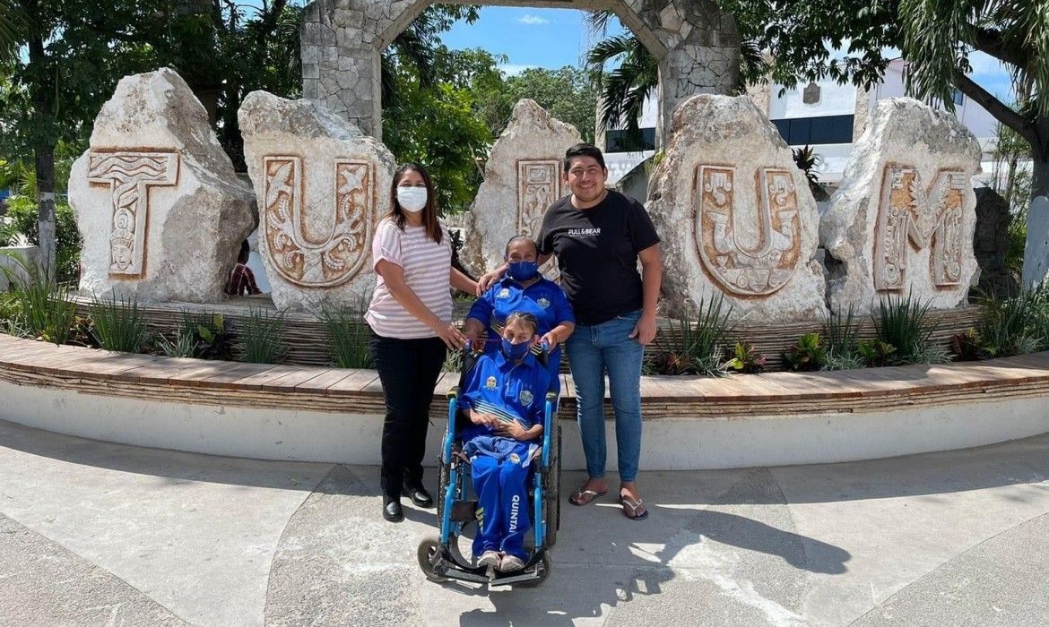 Marciano Dzul reconoce trayectoria de Neidy Cupil Tun, e impulsa deporte adaptado