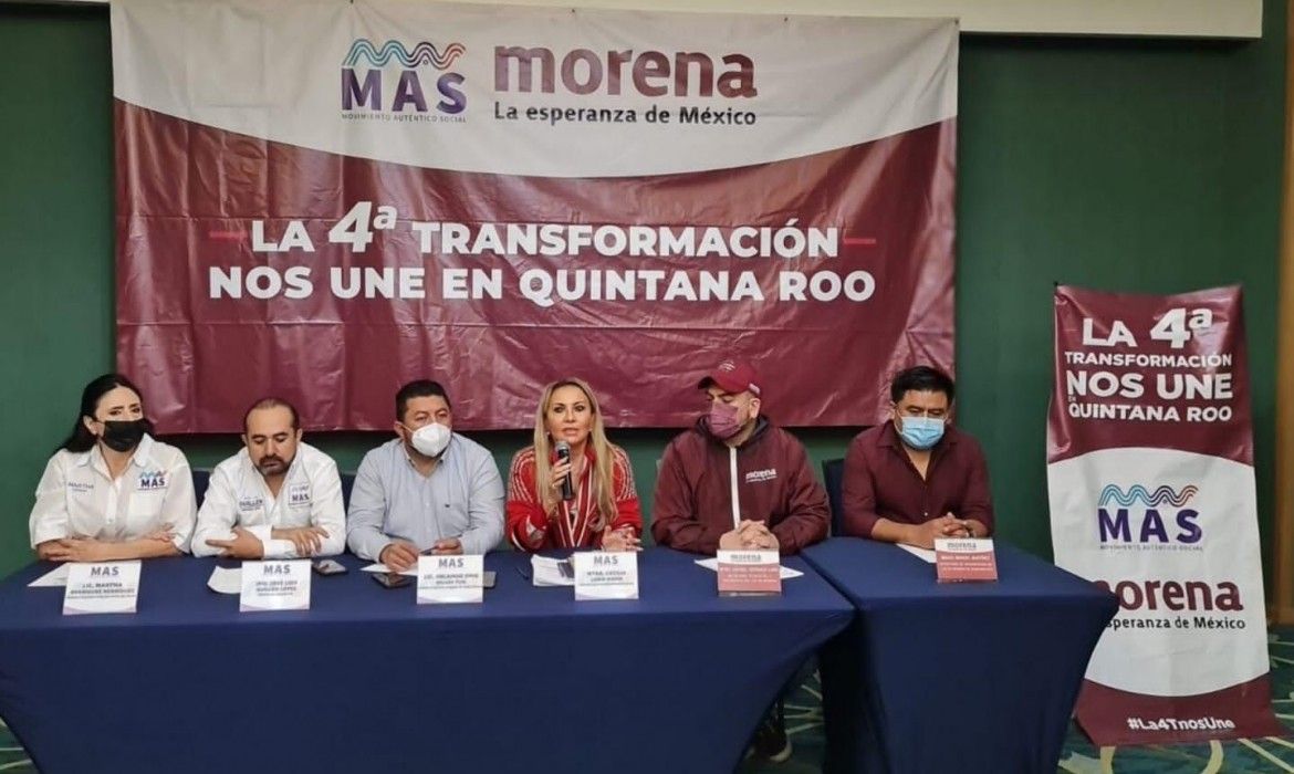 Fuerte respaldo de MORENA al MAS, que lucha por recuperar su registro como partido estatal