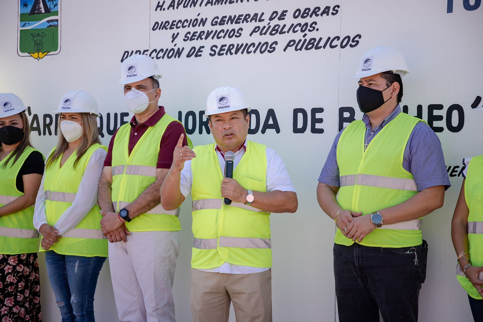 Lanza Marciano Dzul plan emergente de bacheo en Tulum