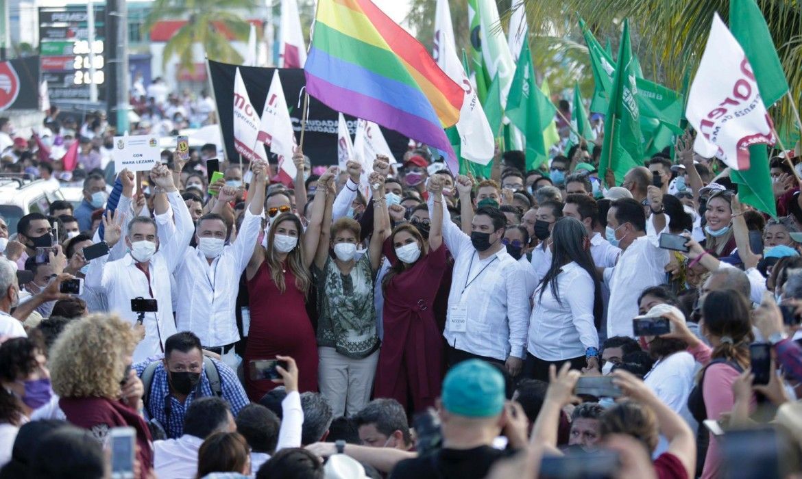 Mara da una enorme muestra de unidad, poder de movilización y liderazgo, y se encamina sin obstáculos a la gubernatura