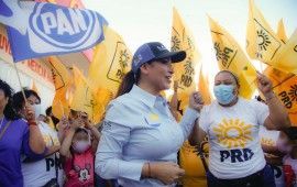 Laura Fernández afirmó que en Cancún “se vive la peor desgracia” por el mal gobierno