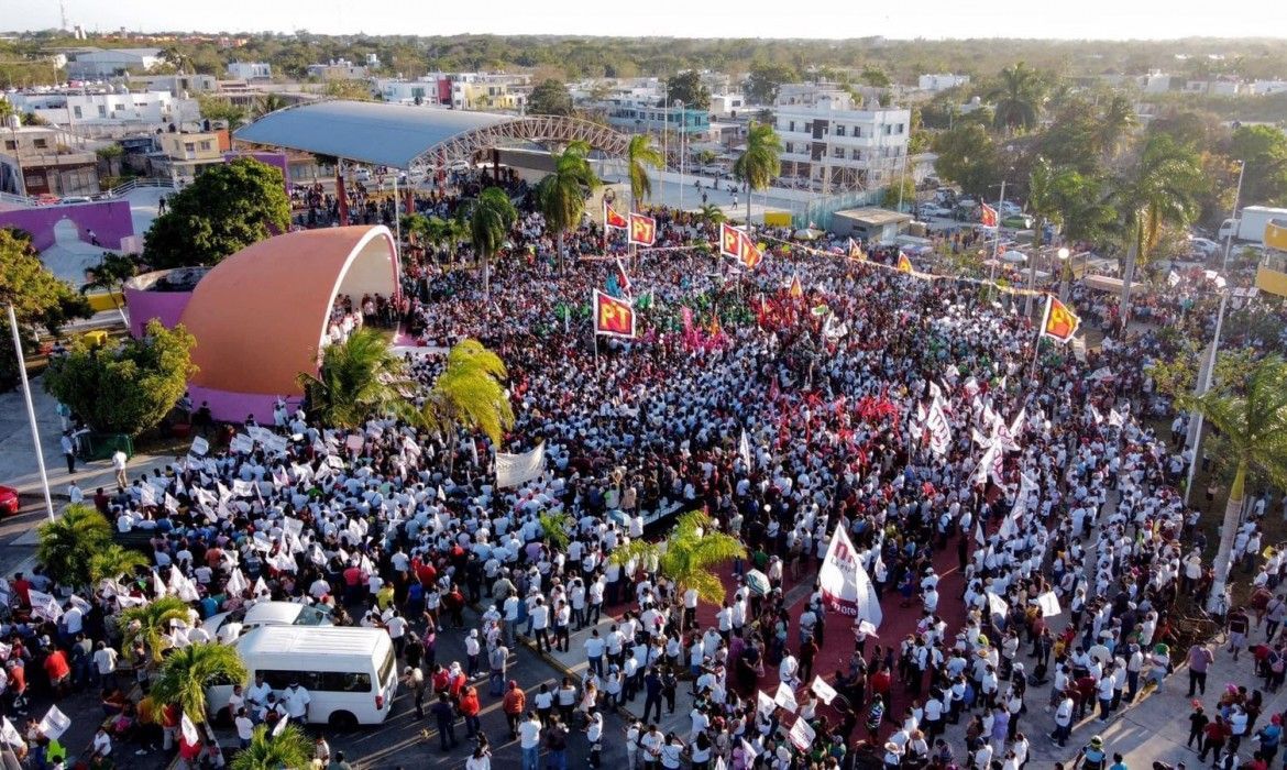 INTERFACE | El centro y sur, bastión de MORENA y AMLO en Quintana Roo