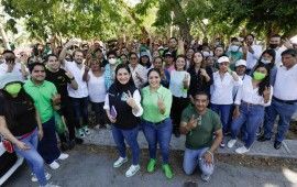 “El poder está en el pueblo”, afirmó Estefanía Mercado al iniciar campaña por el D10