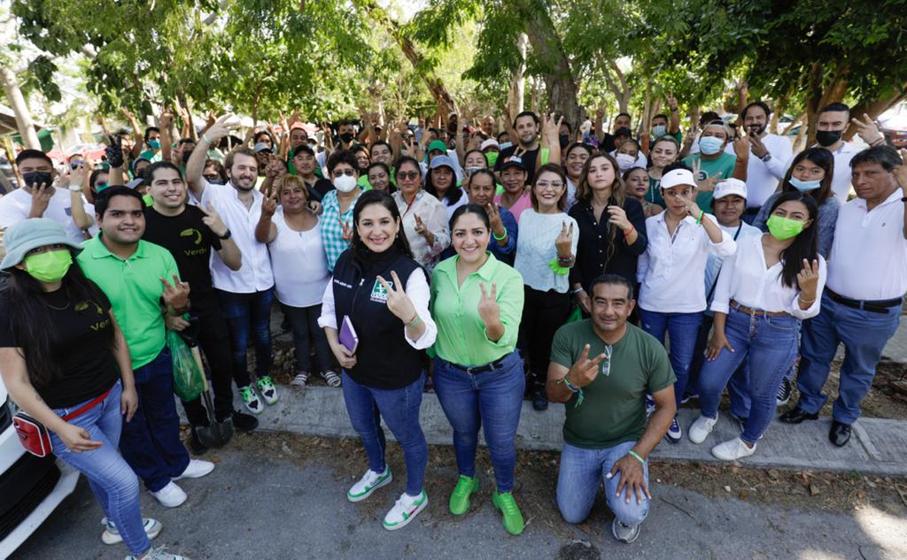 “El poder está en el pueblo”, afirmó Estefanía Mercado al iniciar campaña por el D10