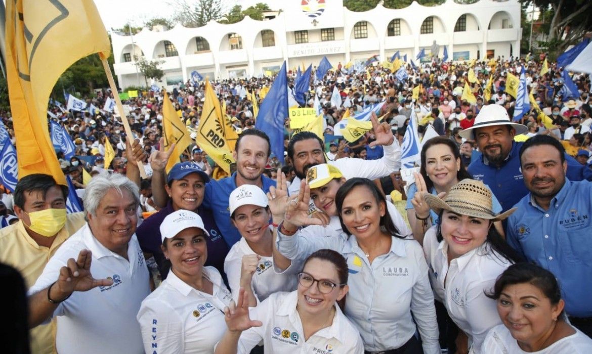 Laura junta una multitud en el corazón del marismo y dice: “Mara Lezama nos falló”