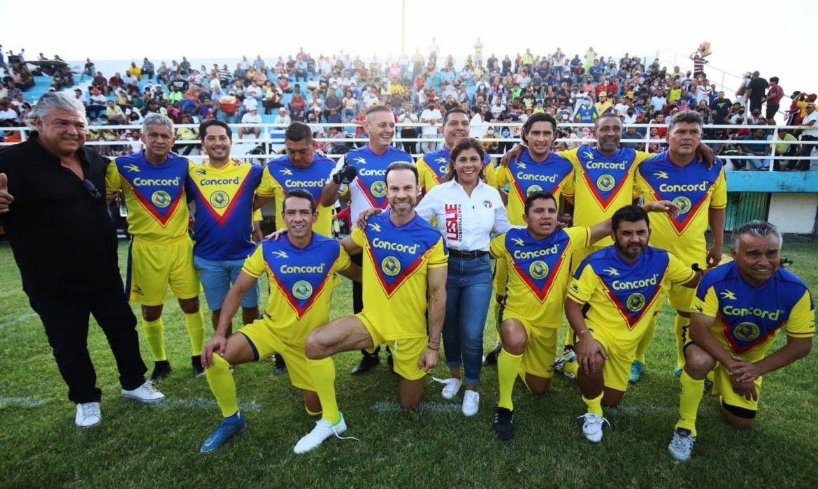 “Partido por la Paz” | Leslie Hendricks apuntala el deporte con partido de fútbol con leyendas del América
