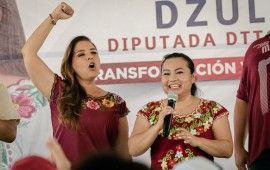 Junto a Mara Lezama, Silvia Dzul inicia defensa de la 4T en la zona maya de Quintana Roo