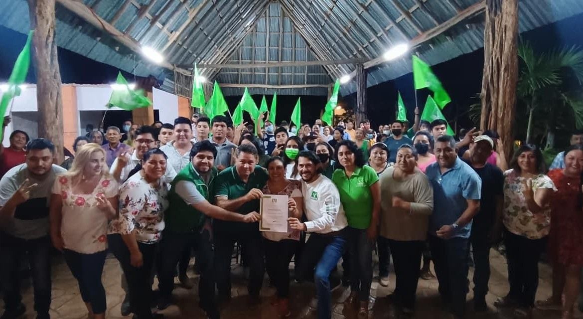 CONTINÚA CRECIENDO EL PVEM EN ZONA MAYA | Ahora, suma a Luis Carrillo en José María Morelos