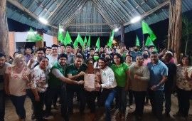 CONTINÚA CRECIENDO EL PVEM EN ZONA MAYA | Ahora, suma a Luis Carrillo en José María Morelos