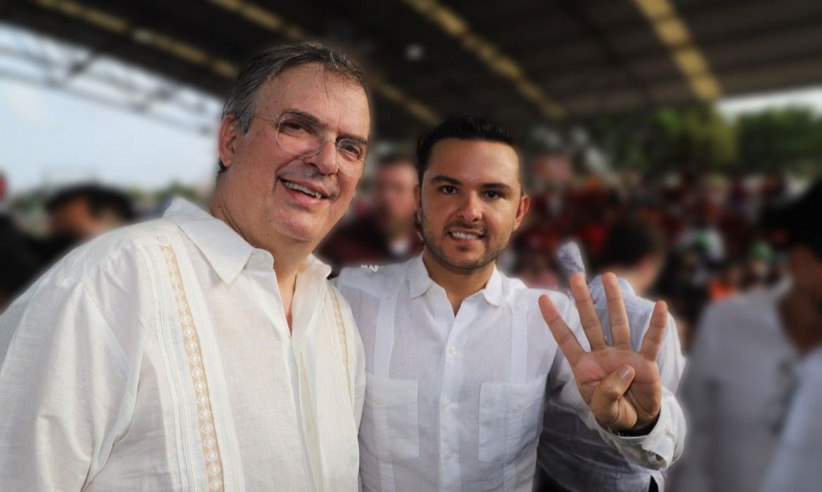 Quintana Roo se fortalecerá con la llegada de la 4T, dice Pablo Bustamante en la visita de Marcelo Ebrard a Cancún  