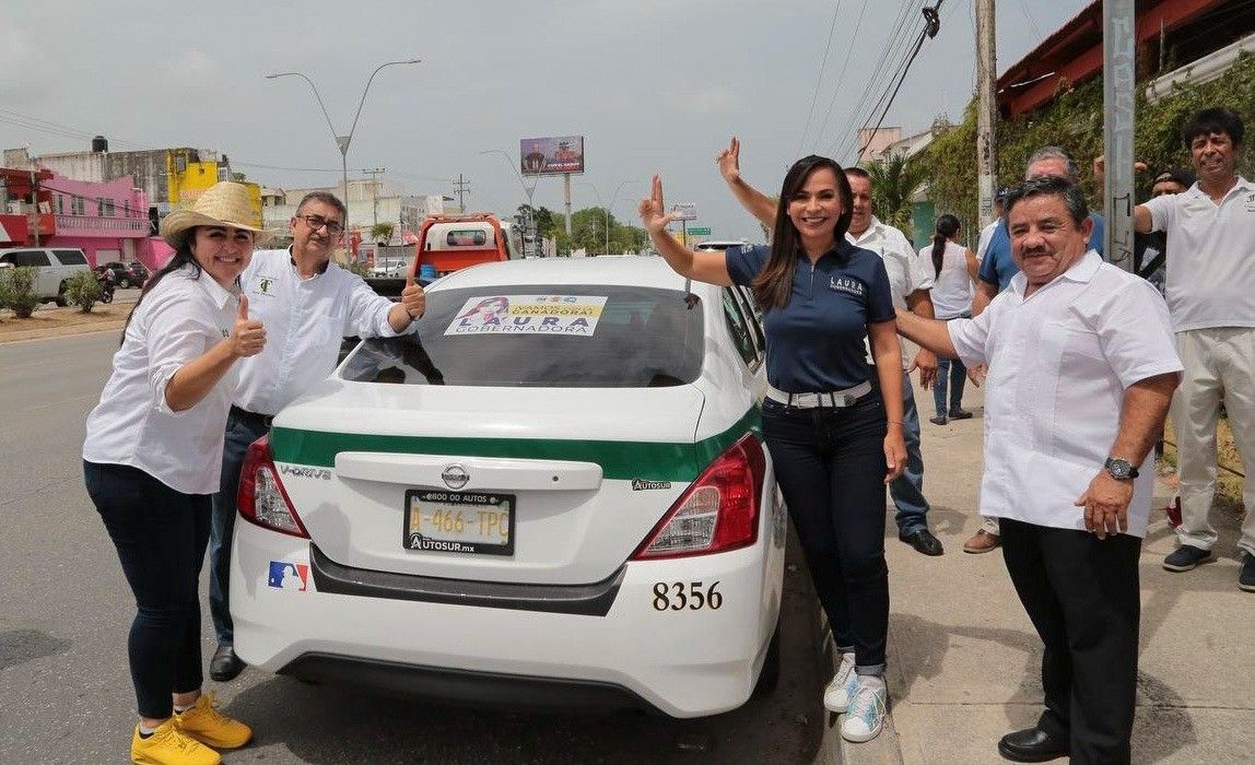 Se compromete Laura Fernández a hacer justicia a taxistas