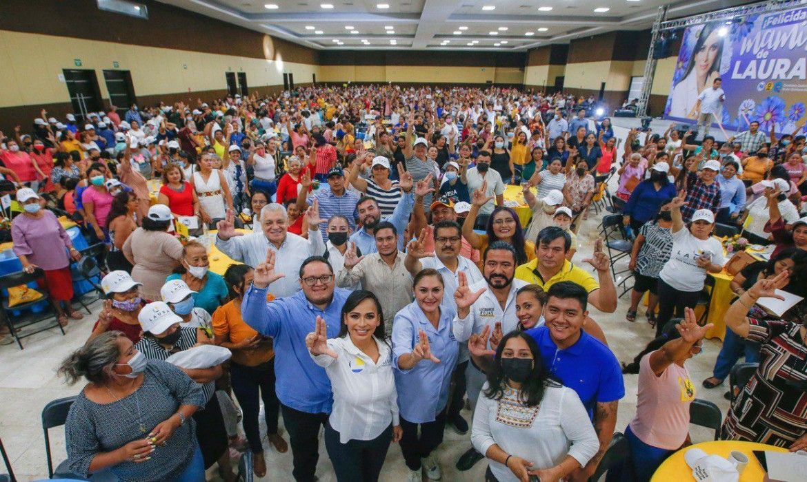 Laura pide cerrar filas para asegurar la victoria, y dice que en MORENA “ya guardaron a su candidata”