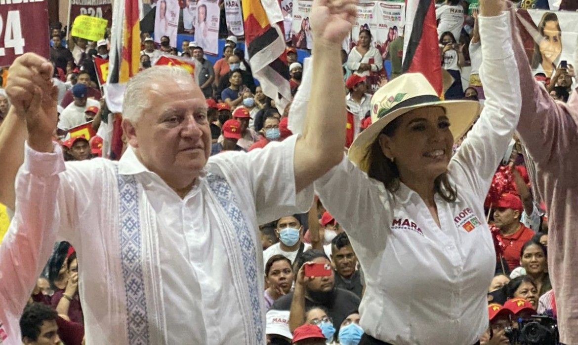 Rafa Marín, y la única foto que faltaba en la campaña de Mara