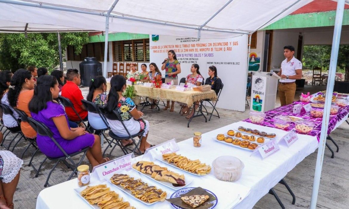 DIF-Tulum promueve el emprendimiento e impulso a la economía familiar de la zona maya