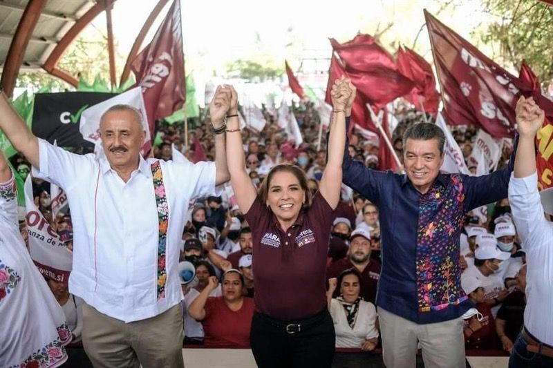 Teqroo sancionó a gobernadores de Chiapas y Tabasco por apoyar a Mara en campaña