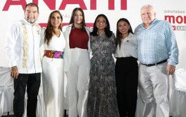 Mara le da un “manto de protección” al Informe de Anahí en Cancún, y la diputada ya se mueve como candidata