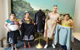 Moda sostenible: Mujeres mayas y diseñador Xisco Riboch presentan “Tulum Essential”