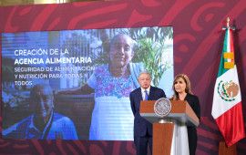 Anuncia Mara creación de Agencia de Seguridad Alimentaria; 30% de la población está mal alimentada, dice