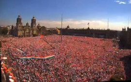 La oposición a AMLO se moviliza, y logra una multitudinaria concentración en CDMX