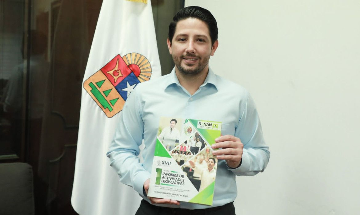 Presenta diputado Renán Sánchez Tajonar su primer informe de actividades legislativas