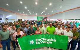 El Verde instala comité en respaldo a Claudia Sheinbaum en OPB